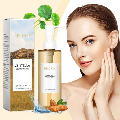 🌿 Centella Cleansing Oil ✨ | Facial Makeup Remover 🧴 | Moisturizing & Refreshing 💧 | With Centella Asiatica Extract 🌱 + Vitamin E 💖 | Deep Skin Cleaning 🚿