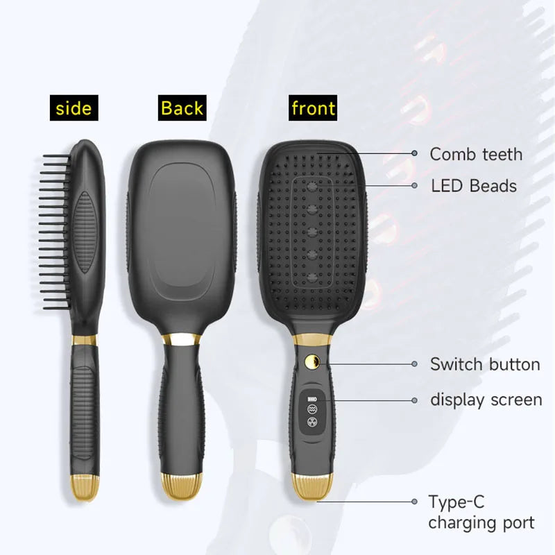 Electric Scalp Massager and Laser Hair Growth Comb