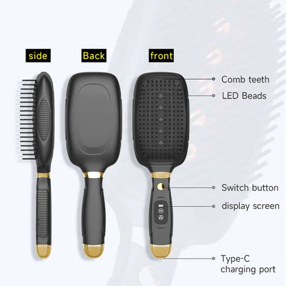 Electric Scalp Massager and Laser Hair Growth Comb