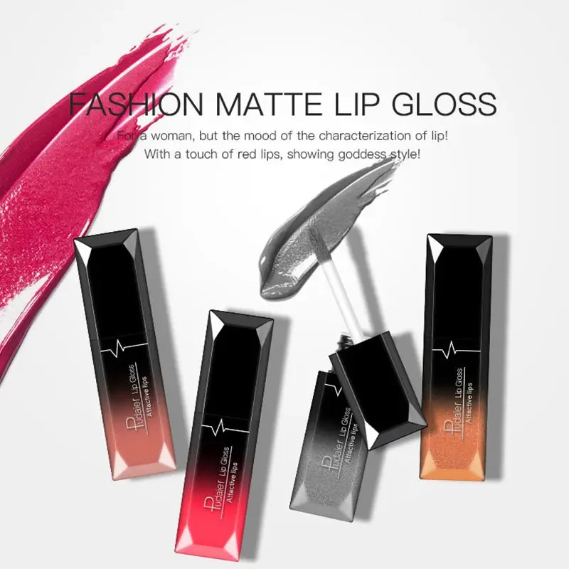 💄✨ 17-Color Sexy Matte Lip Makeup – Long-Lasting Liquid Lipstick & Lip Gloss 💋💖