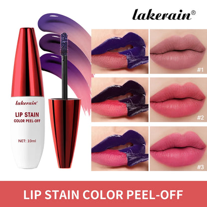 Peel-Off Matte Lip Gloss with Contour Outline