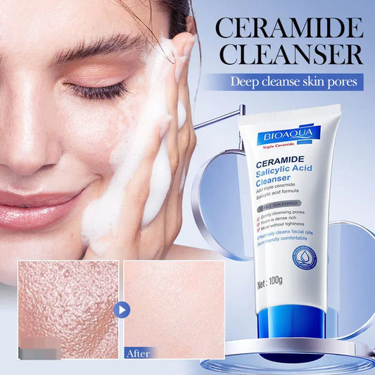 🧴 Salicylic Acid Facial Cleanser 🌿 | Oil-Control & Anti-Acne Care 😎 | Gentle & Mild Formula ✨ | Whitening Skin Care 💖 | Deep Cleansing Face Wash 🚿