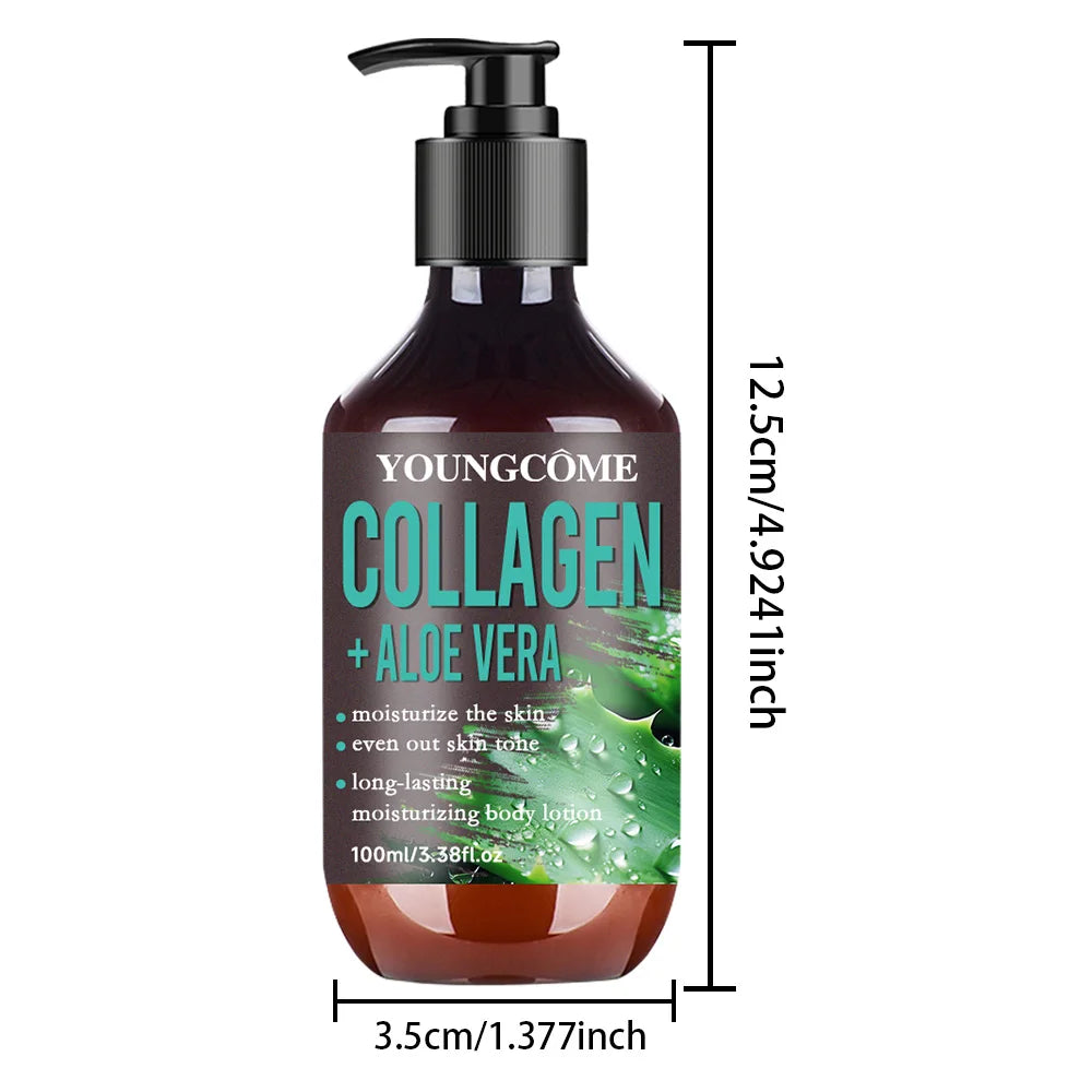 🌿✨ Aloe Vera Collagen Hydrating Body Lotion – Brightening & Firming Care ✨🌿