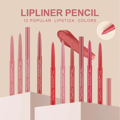 Automatic Rotating Waterproof Matte Lip Liner Pen