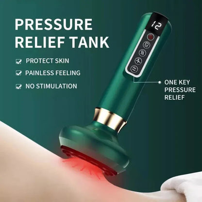 Electric Cupping Massager ⚡✨ | Vacuum Suction Cup 💆‍♀️ | Anti-Cellulite & Body Slimming 🔥 | Infrared Heat Therapy 🌡️ | Beauty & Health Gua Sha Scraping Tool 🌿