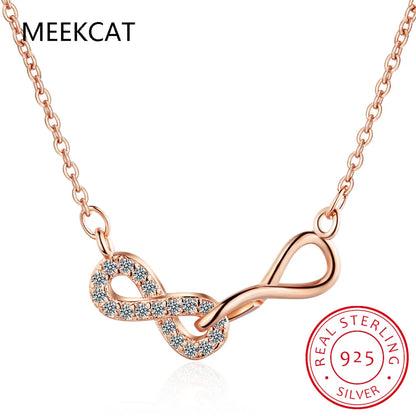 💎 925 Sterling Silver Heart Pendant Necklace – Sparkling Cubic Zirconia 💎