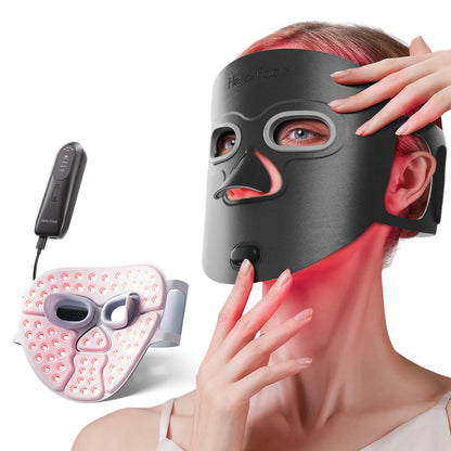 Wireless Red Light Face Mask - 850nm Infrared & Anti-Aging