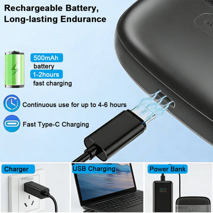 Electric Nail Clipper USB Rechargeable Nails Trimmer Predicure Polishing Mini Portable Automatic Toe Nail Cutter With LED Light
