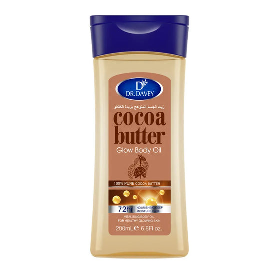 💛✨ Cocoa Butter Glow Body Oil – Vitalizing Skin Care ✨💛