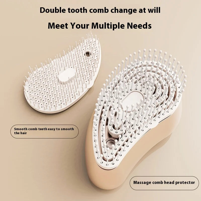 Electric Wireless Scalp Massage Comb with Essential Oil Applicator
