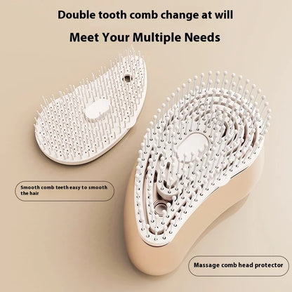 Electric Wireless Scalp Massage Comb with Essential Oil Applicator