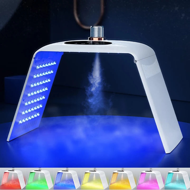 LED Face Mask with Nano Water Spray
