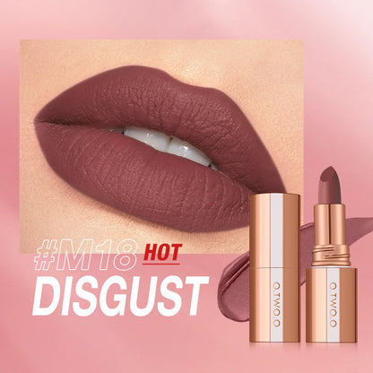 💄 O.TWO.O Matte Lipstick ✨ | Waterproof & Long-Lasting 💧 | Smudge-Free 😍 | Highly Pigmented 🎨 | Classic Velvet Finish 🌸 | Professional Lip Tint Makeup 💖