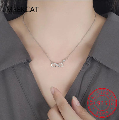 💎 925 Sterling Silver Heart Pendant Necklace – Sparkling Cubic Zirconia 💎