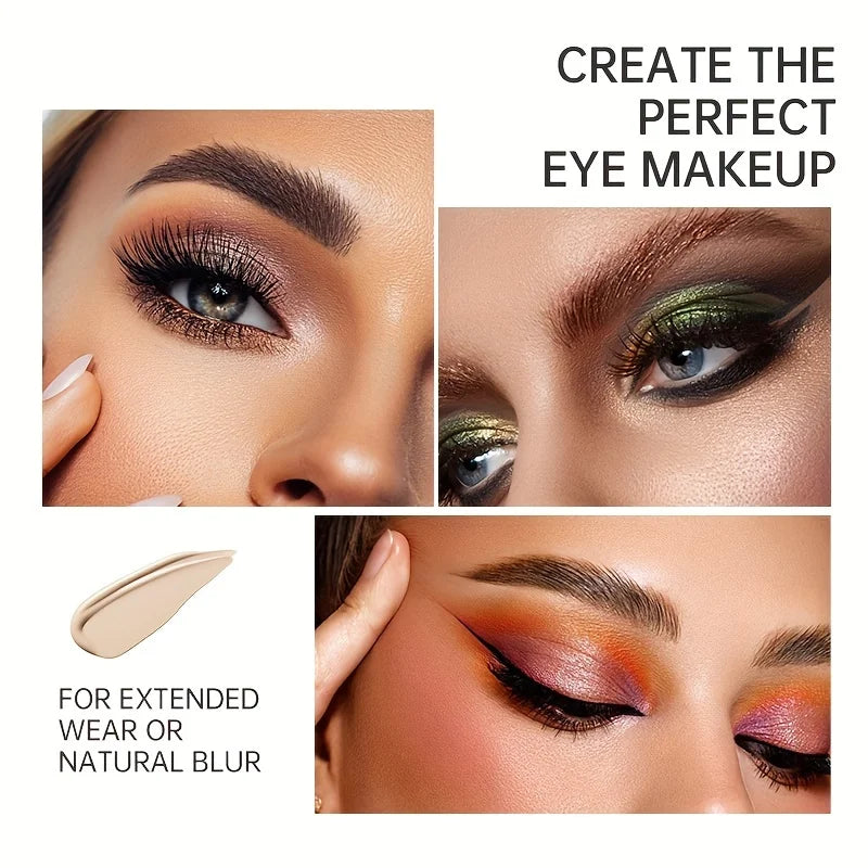 👁️✨ Long-Lasting Eye Base & Face Primer – Cream Eyeshadow Primer, Full Coverage Waterproof Concealer 💄
