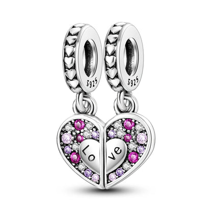 💎✨ 925 Sterling Silver Heart Charm Bead – Mother’s Day Special ✨💎