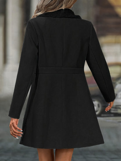 Elegant Black Trench Coat