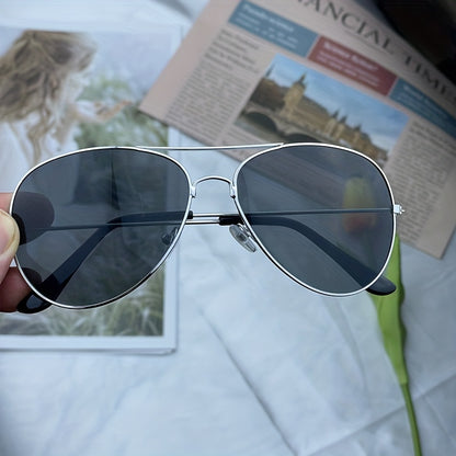 🕶️🌈 Retro Color Mirror Glasses – Unisex Metal Frame Eyewear ✨👓