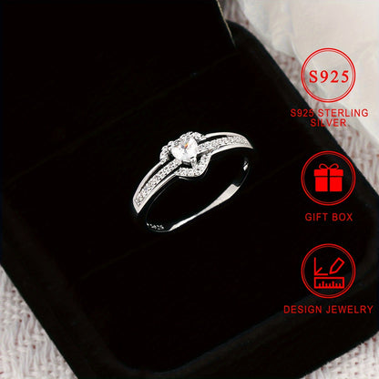💍 It’s a sterling silver heart-shaped ring, 14k gold plated ✨, adorned with sparkling zirconia 💎. It features a trendy design 👗, symbolizes beauty 🌹 and romance ❤️, and comes in a premium gift box 🎁.