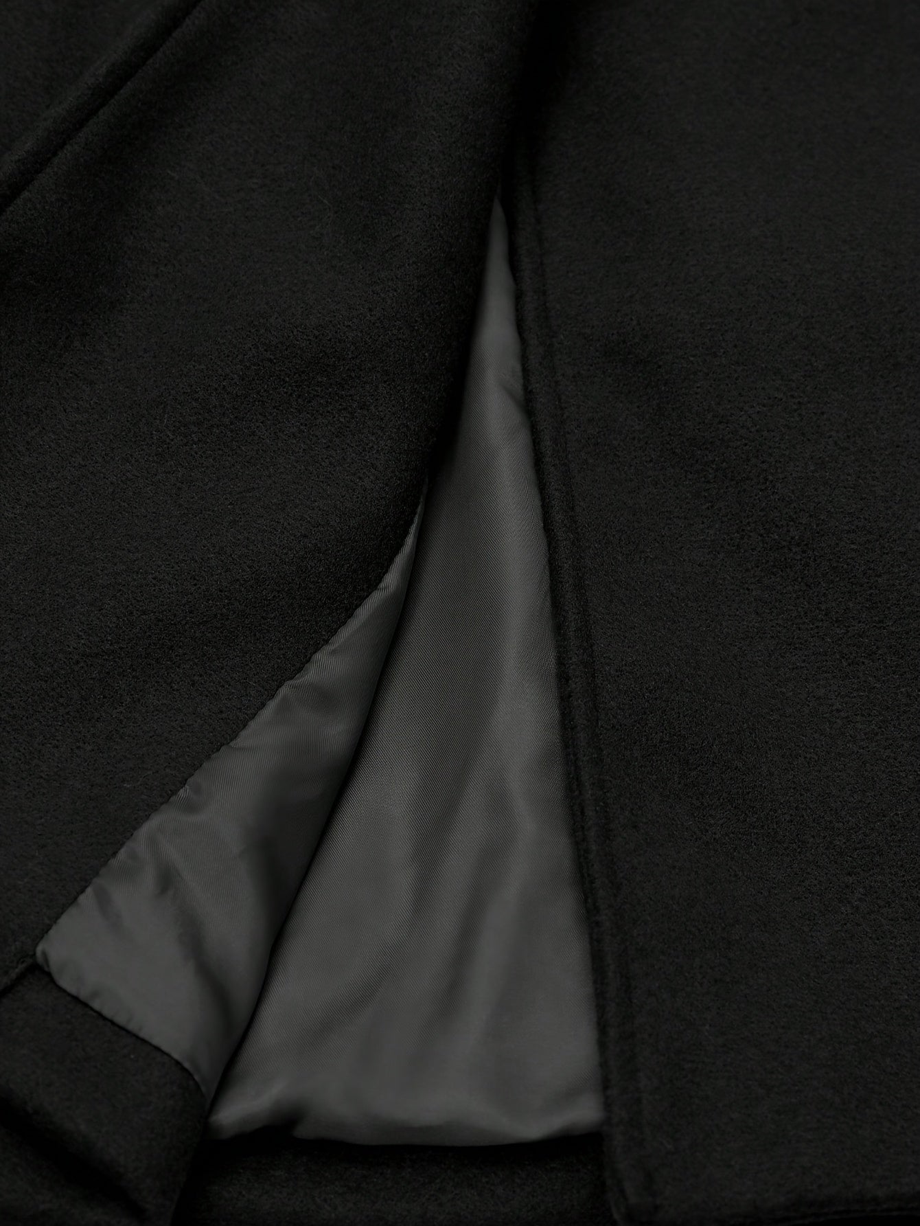 Elegant Black Trench Coat