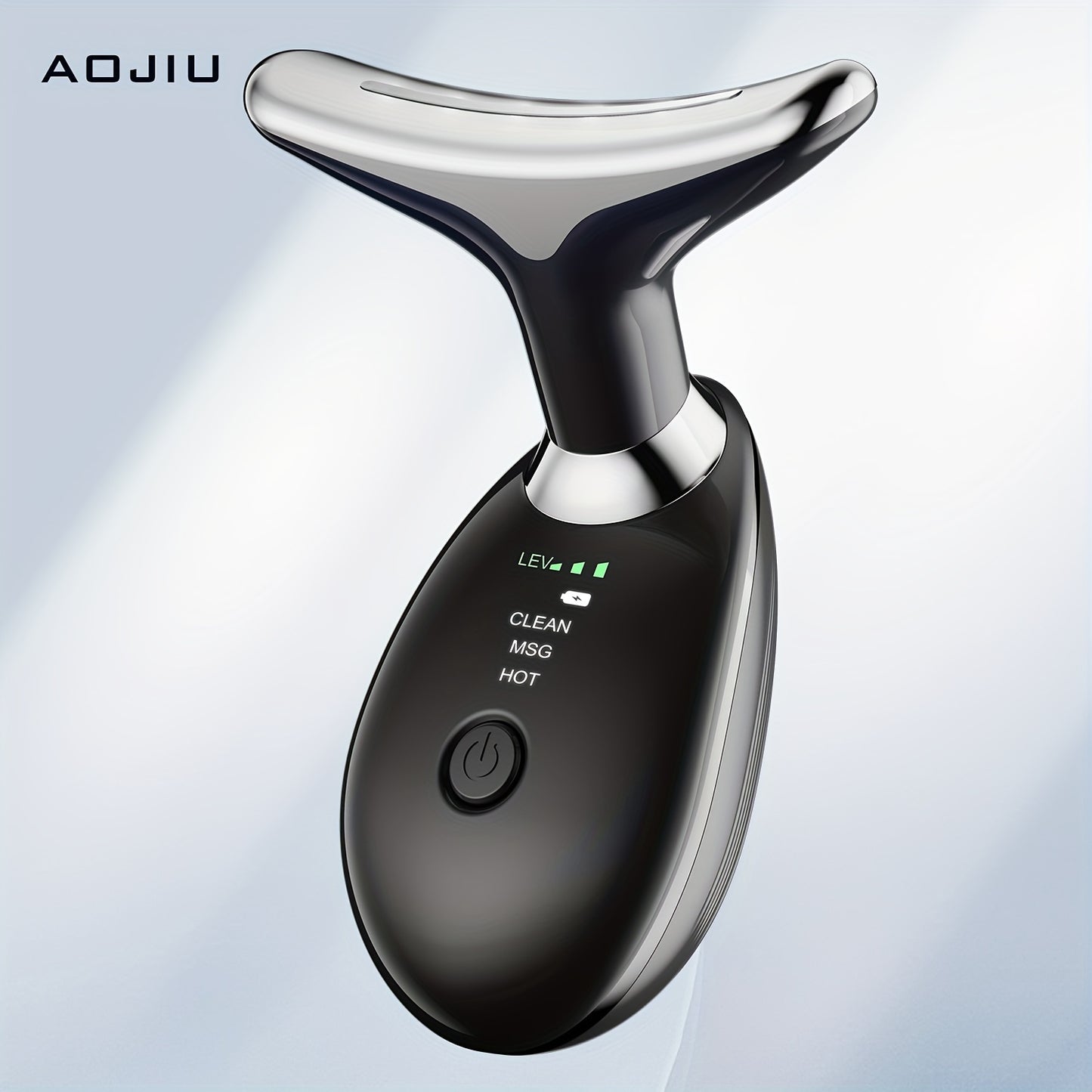 🏠 AOJIU Home Face & Neck Massage Tool 💆‍♀️ Face Massager 🔄 Three Modes 🔥 Heating Mode 🌸 Skin Care 💖 Facial Device 👜 Portable Beauty Instrument 🎁 Girl Gift 🛁 Home Spa Massager ✨