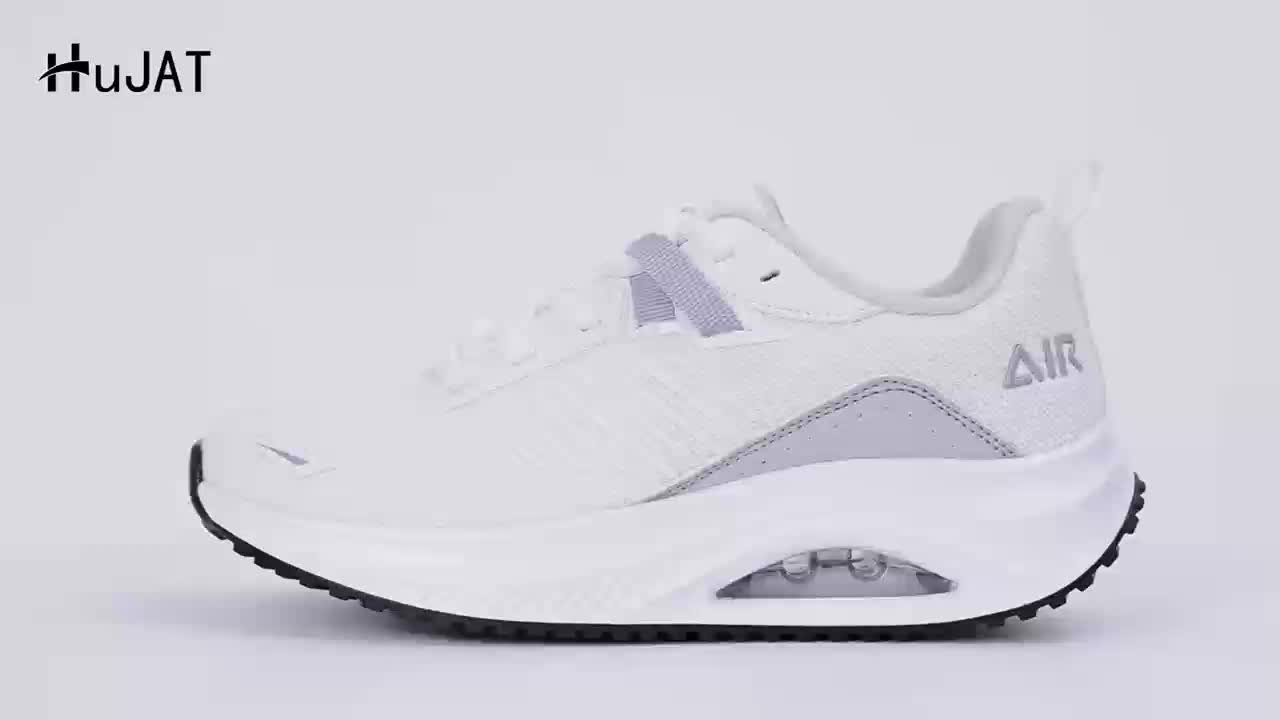 Women’s Arch Support Walking Shoes – Breathable Mesh Sneakers with Air Cushion, Thick Non-Slip Rubber Sole & Cushioned Heel for All-Season Foot Care (Pink)