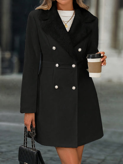 Elegant Black Trench Coat