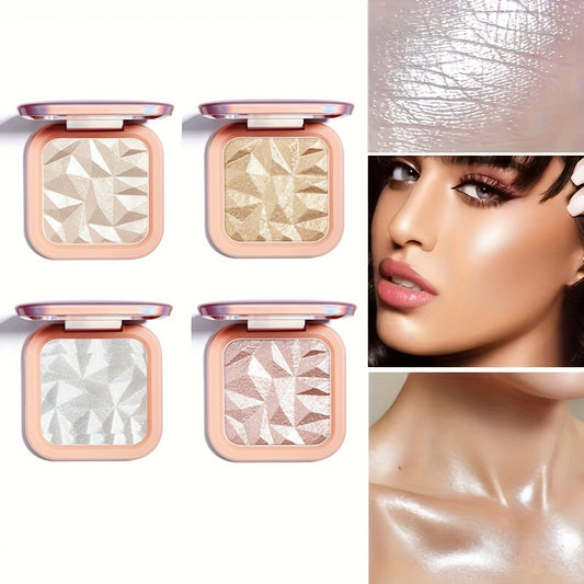 ✨ Highlighter Palette – Iridescent Glow for Face & Body, Shimmer & Sculpt, Festival Ready 🎶