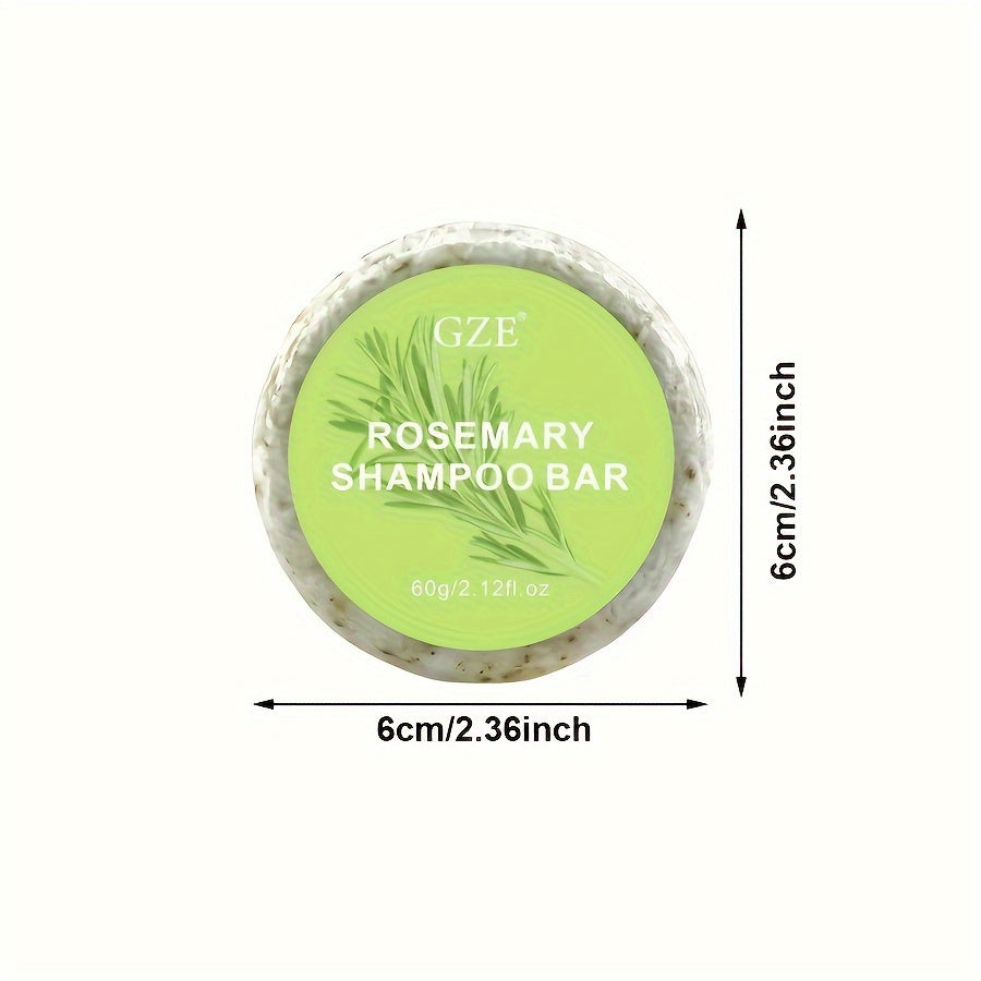 🌿✨ Rosemary Shampoo Bar – Deep Cleansing & Oil Control (2.12oz) ✨💆‍♀️