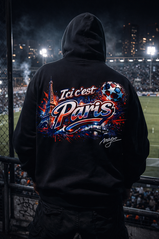 “Ici c'est Paris” Hoodie – Urban Collection by Mapo