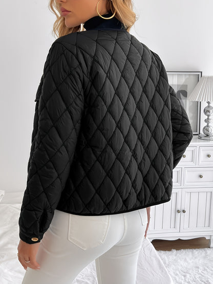 🧥✨ Women’s Elegant Black Winter Jacket 🌟 H-Line Tailored Collar Blazer | 💼 Structured H-Shoulder Fit 💛 Golden-Tone Button Closure | 👚 Long Sleeve | 🧼 Machine Washable 🖤 Perfect for Office & Formal Events | ❄️ Stylish Coats & Jackets for Women