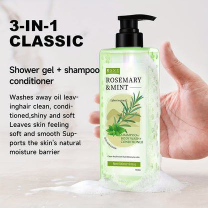 🌿✨ Rosemary Collagen Shampoo – 16.9 fl.oz ✨💆‍♀️