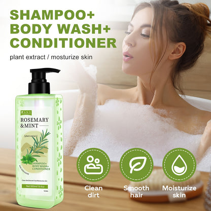 🌿✨ Rosemary Collagen Shampoo – 16.9 fl.oz ✨💆‍♀️