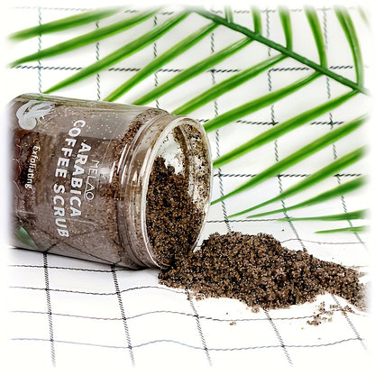 ☕✨ MELAO Arabica Coffee Scrub – Natural Exfoliator for Face & Body 🌿💆‍♀️