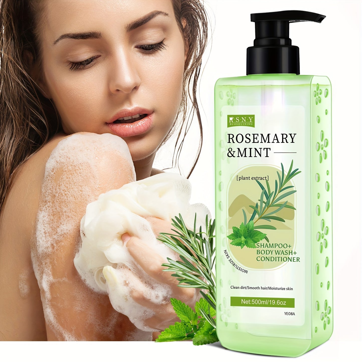 🌿✨ Rosemary Collagen Shampoo – 16.9 fl.oz ✨💆‍♀️
