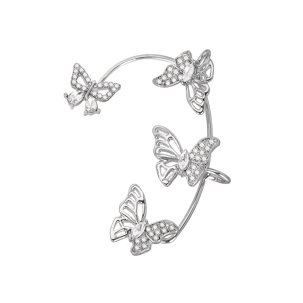 Butterfly Gemstone Ear Cuffs – No Piercing